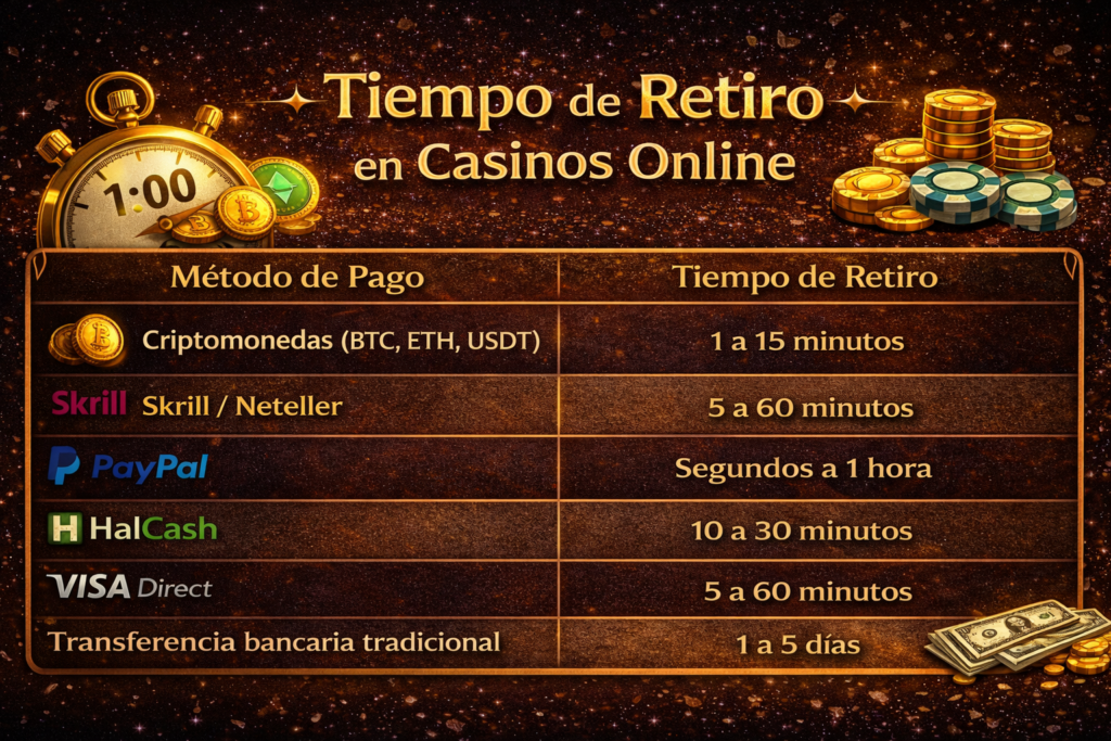 Casino Online Retiro Inmediato en España